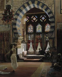 Almée, en egyptisk dansare